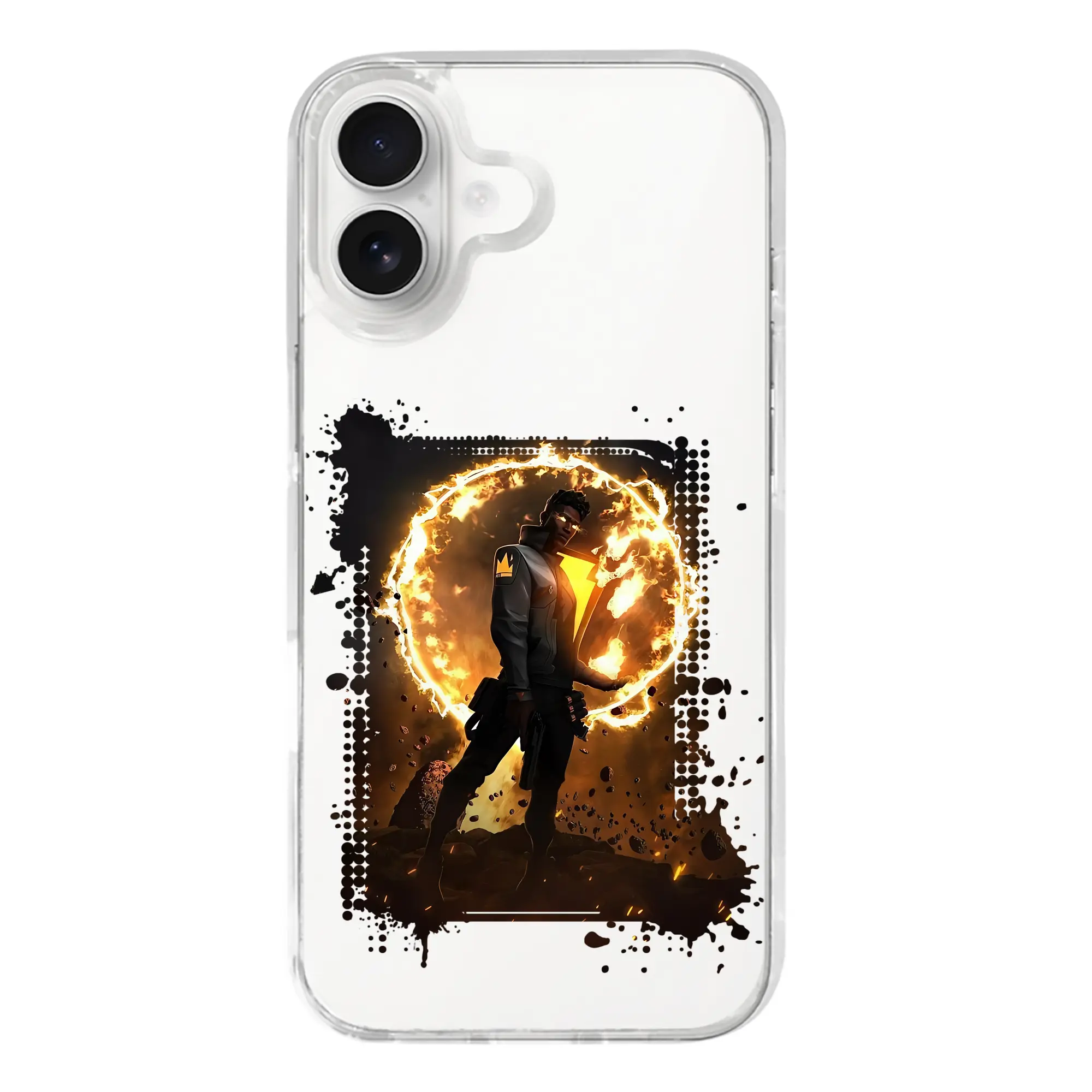 VALORANT グッズ,フェニックス - iPhone 17シリーズ 透明スマホケース – 薄型・耐衝撃・精密フィット保護カバー